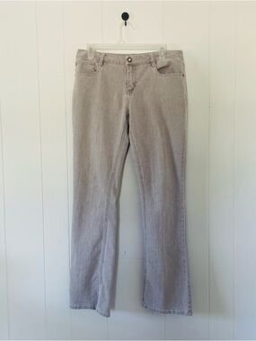 Cato Women's Light Gray Straight-Leg Jeans